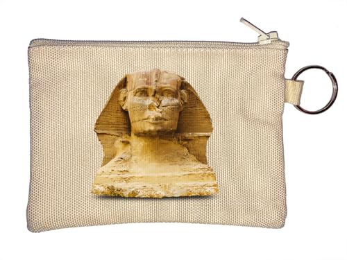 Große Sphinx von Gizeh Ägypten Schlüsselanhänger Münzbörse Beige von Generisch