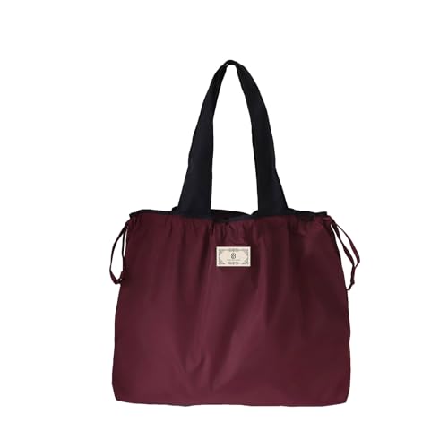 Große Taschen Shopper Stilvolle, strapazierfähige Schultertasche für Damen, Handtasche mit großem Fassungsvermögen, perfekt zum Einkaufen, für lässige Outfits und den täglichen Taschen (Large Size) von Generisch