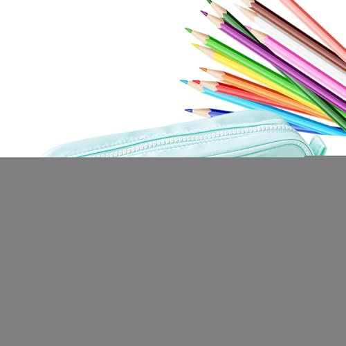 Großes Federmäppchen - Ästhetische Stiftetasche mit Reißverschluss | Stifte Etui Schreibwaren Beutel Für Schüler Jugendliche Erwachsene Klassenzimmer Kunst Büro Reise Basteln von Generisch