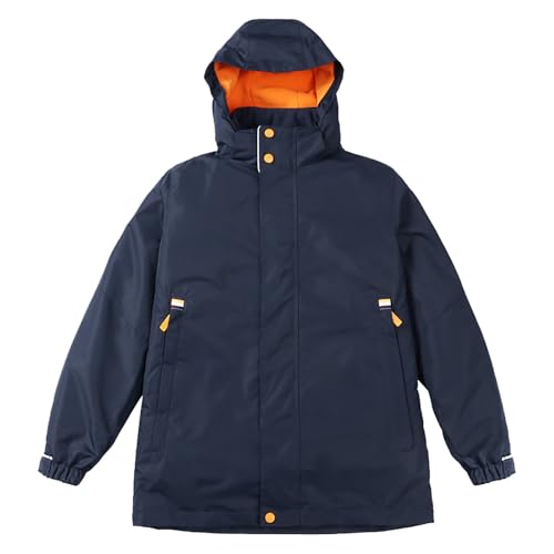 Grundschule Baumwolle Gepolsterte Jacke Kinder Sturmjacke Drei In Einem Herbst Und Winter Warme Baumwolle Gepolsterte Jacke Anzug Mantel Junge Kinder Wintermantel, NY2, 13-14 Years von Generisch