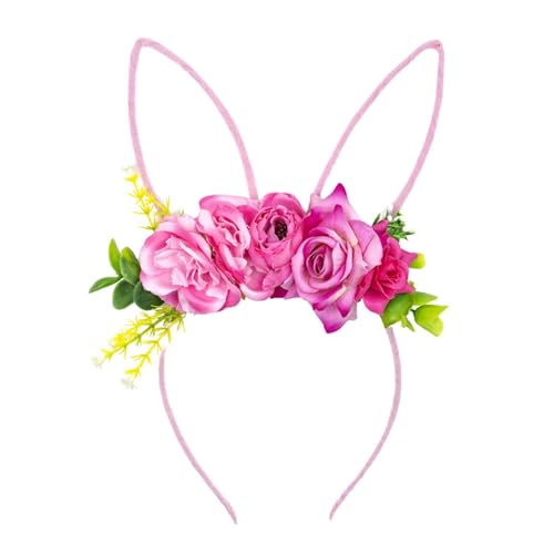 Günstige Damen Kleidung Damen Ostern süße Party Kinder Blumen Stirnband Stirnband Dress Up es Schweißband Set (One Size) von Generisch