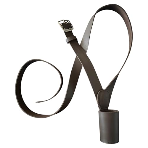Gürtelhalter für Fahnenmasten, Braun, echtes Leder, Militärparade, Armee, braun, Free size fit to most sizes Gürtelhalter für Fahnenmasten, Braun, echtes Leder, Militärparade, Armee, braun, Free size fit to most sizes von Generisch