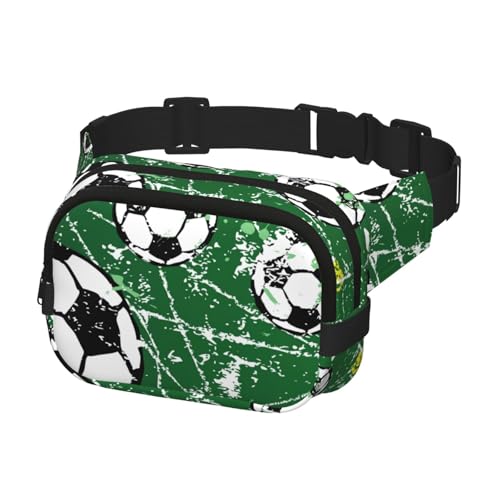 Gürteltasche für Herren, modische Umhängetasche, Bauchtasche für Damen, Hüfttasche, Grunge Fußball, Fußball Gürteltasche für Herren, modische Umhängetasche, Bauchtasche für Damen, Hüfttasche, Grunge Fußball, Fußball von Generisch