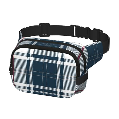 Gürteltasche für Herren und Damen, Gürteltasche, Gürteltasche, für Laufen, Wandern, Sport, Schottenkaro, Schottenkaro, Schottenmuster von Generisch