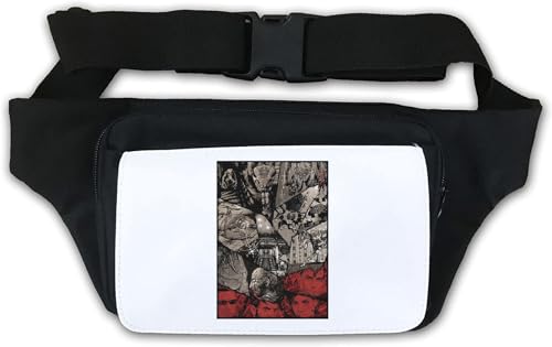 Gürteltasche mit Zombie-Apokalypse-Poster, Weiß von Generisch