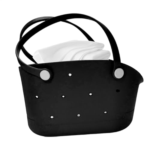 Gummi -Strandbeutel - Kleine Strandtasche | Wasserdichtes Reisetasche, Mode Travel Accessoires, Waschbarer Sandfest Für Männer Frauen Im Freien, Pool, Boot von Generisch