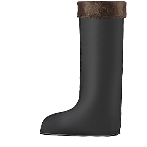 Gummistiefel 38 Outdoor Stiefel Damen Wasserdicht Autumn And Winter Rain Boots Men'S Cotton Cover Men And Women Plus Velvet Thick Warm Cold Proof Rain Boots Rubber Shoes Cotton Socks (Rose Gold,42) von Generisch
