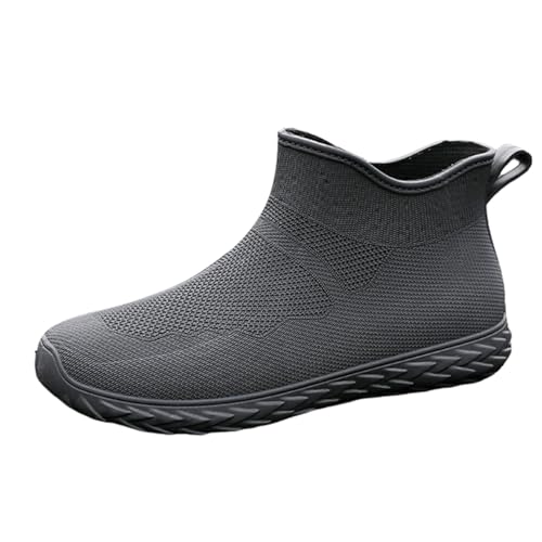 Gummistiefel Damen Gelb wasserdichte Boots Gummistiefel für Damen,Regenstiefel für,Waden Gartenstiefel mit Verstellbarem Hohe wasserdichte (Black,37) von Generisch
