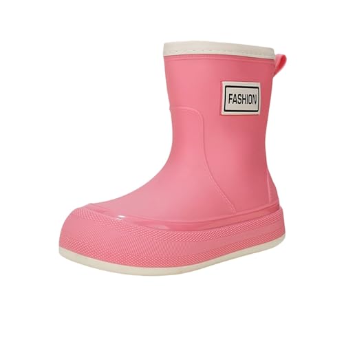 Gummistiefel Damen Halbhoch Stiefel Kurz Bunt Regenstiefel Leichtgewichts Arbeitsschuhe Wasserdicht Schlupfstiefel Non-Slip Trekkingschuhe Atmungsaktiv Regenschuhe Bequeme Gartenstiefel von Generisch