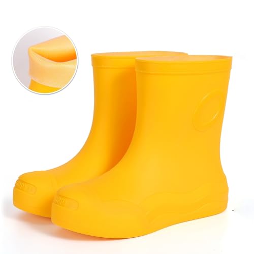 Gummistiefel Damen Kurz Regenschuhe Wasserdicht Angelstiefel Leicht Rain Westernstiefel Für Geeignet Regentag Reisen Angeln Gartenschuhe Wasserschuhe Anti-Rutsch Schlupfstiefel Chelsea Boots von Generisch
