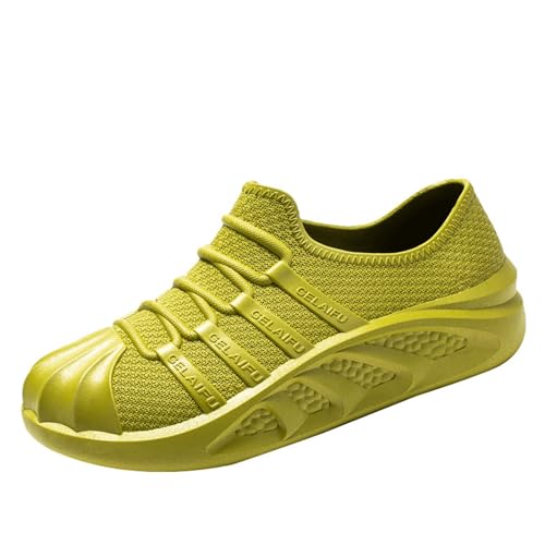 Gummistiefel Damen Rosa Stiefel Wasserdicht Modische Regenstiefel mit Kurzen,für Herren und Erwachsene,Regenstiefel für Den Außenbereich,Leichte Gummischuhe,Rutschfeste Fahrrad Schuhe (Green,40) von Generisch