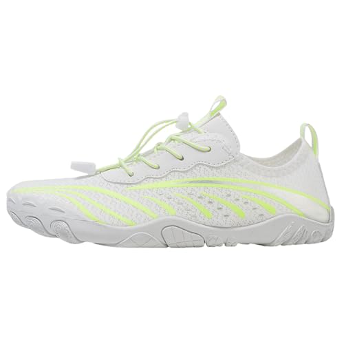 Gummistiefel Damen Weitschaft Halbstiefel Sportschuhe für Damen und Herren,Outdoor Fluss Tracing Schuhe,Herren und Strandschuhe,Hautfreundliche Schwimmschuhe,Sneaker Socken (Green,43) von Generisch