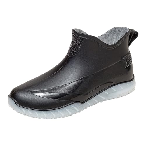 Gummistiefel Herren Regenstiefel Wasserdicht Stiefeletten Rain Boots Halbhoch Regenschuhe Gummistiefeletten Arbeitsschuhe Schlupfstiefel Sicherheitsstiefel Berufsschuhe Garten Stiefel Gummistiefel Herren Regenstiefel Wasserdicht Stiefeletten Rain Boots Halbhoch Regenschuhe Gummistiefeletten Arbeitsschuhe Schlupfstiefel Sicherheitsstiefel Berufsschuhe Garten Stiefel von Generisch