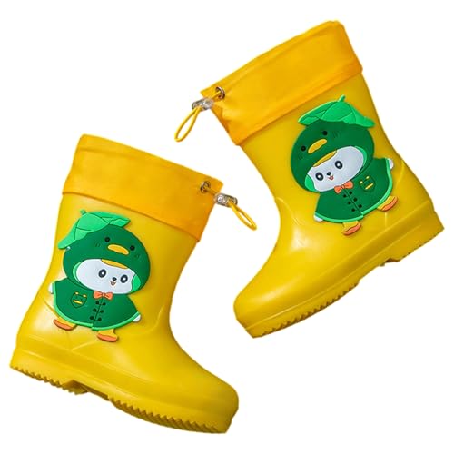 Gummistiefel Kinder Cartoon Regenstiefell Halbhoch Wasserdicht Regenstiefell Outdoor Leicht rutschfest Regenschuhe Bequem Atmungsaktiv Rain Boots von Generisch