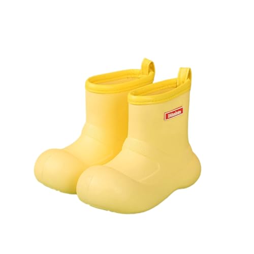 Gummistiefel Kinder | Gefütterte Regenstiefel Kinder | wasserdichte Gummistiefel | Regenschuhe & Kinderstiefel von Generisch