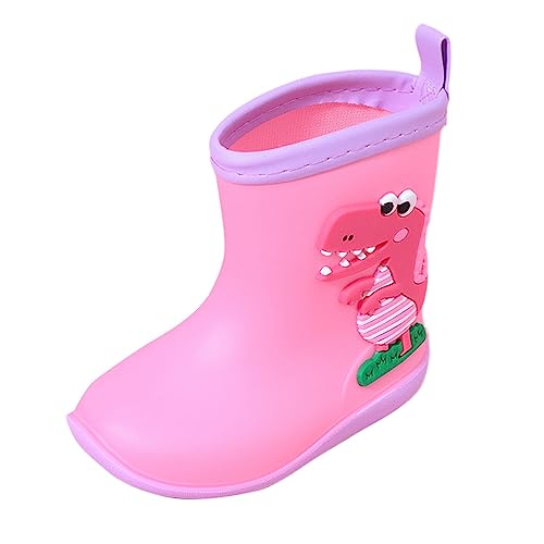 Gummistiefel Kinder Mädchen Leicht Regenstiefel Jungen rutschfest Wasserschuhe Halbhoch Gartenschuhe Wasserfest Regenschuhe Sommer Rain Boots Kids Tragbare Weicher Strandschuhe Mit Tragegriff von Generisch