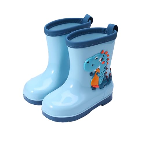 Gummistiefel Kinder Regenstiefel Dino Atmungsaktiv Regenschuhe Unisex rutschfest Kinderschuhe Jungen Leicht Gummistiefel Mädchen Kurz Halbhohe Regenstiefel Wasserdicht Schuhe von Generisch