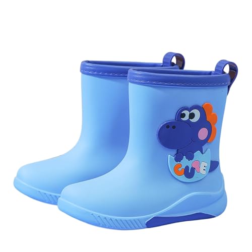 Gummistiefel Kinder Unisex Anti-Rutsch Anti-Rutsch Regenschuhe Wasserdicht Verstellbare Wasserschuhe Verstellbare Cartoon Wasserschuhe Schuhwerk für Spielen im Freien von Generisch