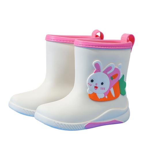 Gummistiefel Kinder Unisex Anti-Rutsch Anti-Rutsch Regenschuhe Wasserdicht Verstellbare Wasserschuhe Verstellbare Cartoon Wasserschuhe Schuhwerk für Spielen im Freien von Generisch