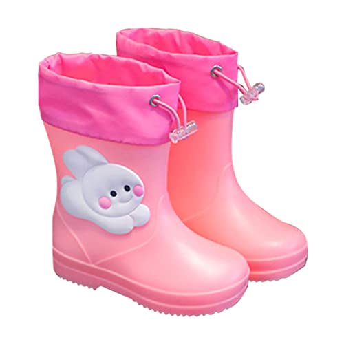 Gummistiefel Kinder Unisex Leicht Halbhoch Extra Weit Gummistiefel Kinder Gummistiefel Halbschaft 21 Gefüttert Rain Boots Kinder Gummistiefel 24 Regenstiefel von Generisch