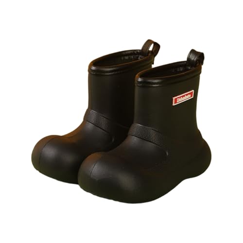 Gummistiefel Kinder Unisex Leichte Weiche Sohle Regenschuhe Regenzeit Bequem Regenschuhe Bequem Cartoon Halbhoch für 2-10 Jahre Kinder von Generisch