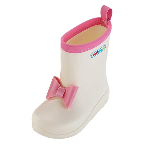 Gummistiefel Reflektierend Kleinkind Jungen rutschfeste und federleichte Regenschuhe Bequeme Wetterfeste Slip-On Stiefel von Generisch