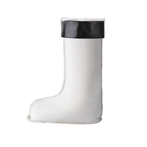 Gummistiefel Weitschaft Damen Schuhe Wasserdicht Autumn And Winter Rain Boots Men'S Cotton Cover Men And Women Plus Velvet Thick Warm Cold Proof Rain Boots Rubber Shoes Cotton Socks (Black,40) von Generisch