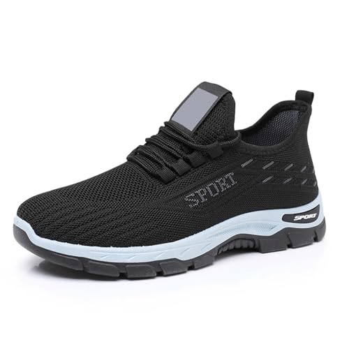 Gym Schuhe Herren Turnschuhe Sneaker Leichtgewichts Atmungsaktiv Bequeme Schuhe Casual Mesh Walking Sneakers Breathable Freizeitschuhe Classic Vintage Shoes Laufschuhen Full Turnschuhen von Generisch