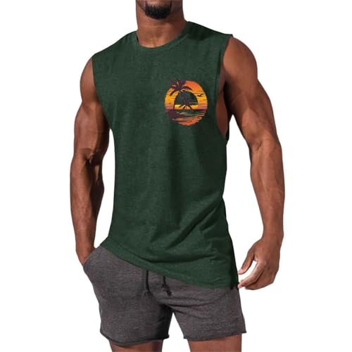Gym Tank Top Herren Hawaii Hemd Männer Sport Shirts Fitness Muscleshirt Achselshirts Muskelshirt Trainingsshirt Tanktop Trägershirt Funktionsshirt Tshirt Ohne Ärmel Herren S/m/l/xl/xxl/3xl/4xl/5xl von Generisch