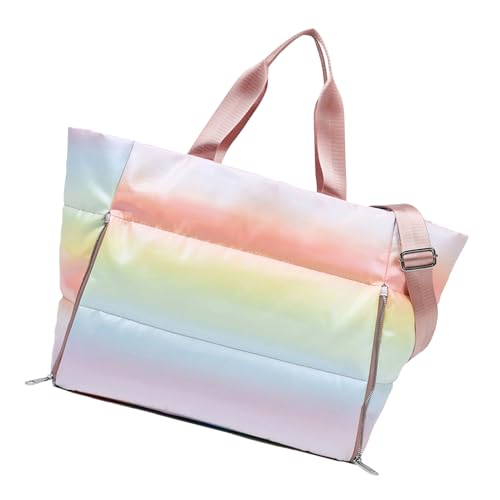 Gymnastik-Sagna – Erweiterbare Reisetaschen für Reisen | Nasse trockene Trennung Sport Tote | Multifunktionaler Gym Tote für Frauen | Fitness-Paket für Reisen, wasserdicht riuti, Farbenfroh., von Generisch