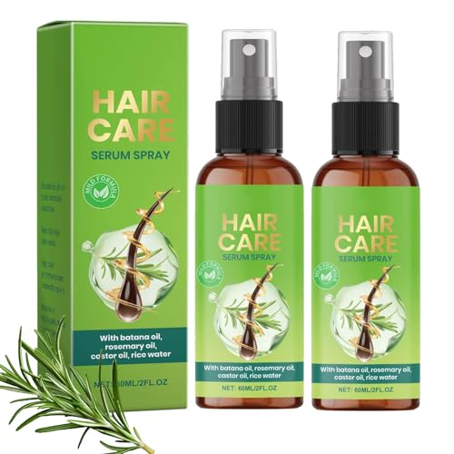 Haar Tonikum Spray mit Rosmarin, Natürlich Haarwachstum Beschleunigen - Haarwuchsmittel Frauen & Männer - Haarserum bei Haarausfall, Für Volles, kräftiges Haar - Rosmarin Haare (2PC) von Generisch