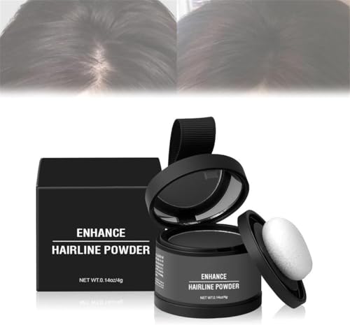Haaransatzpuder für Frauen & Männer, Magic Root Cover Up, Haarschatten, Haarreiches Schattierungspuder mit Spiegel und Kissen, kaschiert kahle Flecken, wasserfest, verbessert Haaransatzpuder (#07 Haaransatzpuder für Frauen & Männer, Magic Root Cover Up, Haarschatten, Haarreiches Schattierungspuder mit Spiegel und Kissen, kaschiert kahle Flecken, wasserfest, verbessert Haaransatzpuder (#07 von Generisch