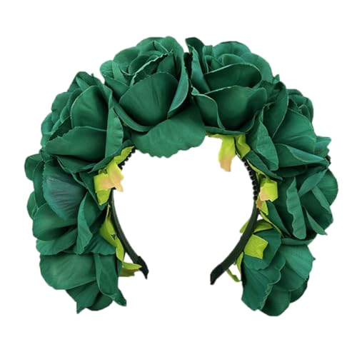 Haarband mit Kunstblumen, für Hochzeit, Party, Mädchen, Kopfbedeckung, Braut-Kopfschmuck von Generisch