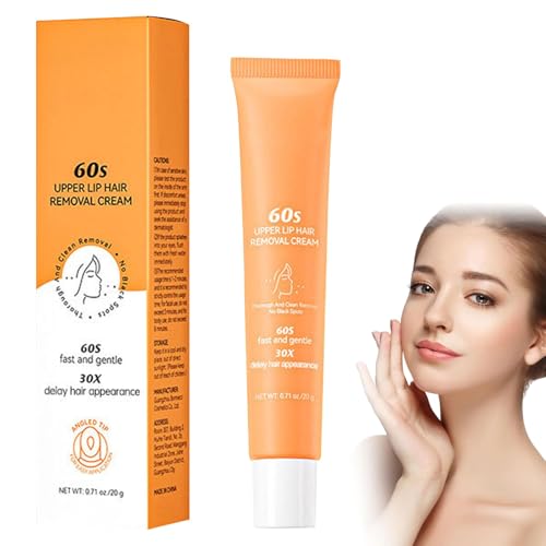 Haarentfernungscreme Gesicht,Gesichtshaarentfernungscreme,Enthaarungscreme,Oberlippen Haarentfernungs Creme,Haarentfernungscreme Gesicht Frauen (1) von Generisch