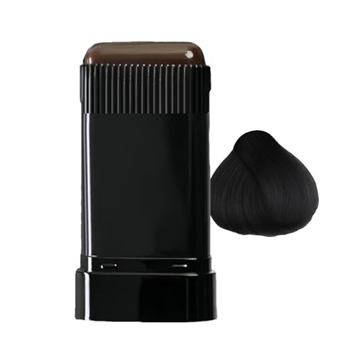 Haarfärbekamm, Haarfärbestift, 9x5cm Hair Concealer, Schwarze Haarfarbe Für Frauen, Grauhaar Kaschierstift Mit Färbefunktion, Temporärer Farbstift Zur Natürlichen Haarpflege Sofort Wasserfest von Generisch