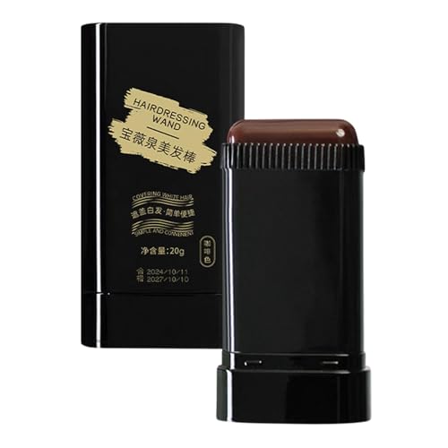 Haarfärbekamm, Root Cover Up Stick,Temporärer Wurzelfärbe-Haarfärbepinsel - Haaransatz-Shading-Stick, Werkzeug Zur Grauhaarabdeckung, 20 G Hochpigmentierter Haarwurzel-Concealer Für Männer Und Frauen von Generisch