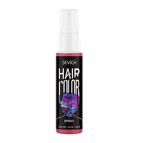 Haarfärbemittel spray für temporäre,Waschbar Non-Toxic, für Karneval, Cosplay,Party, Weihnachten Halloween Geburtstag,sicherer,Einmal-Haarfarbe Hairspray, Schnelle Färbung ﻿ (PINK) von Generisch