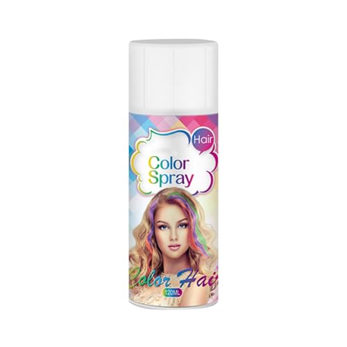 Haarfarbe zum Aufsprühen, Temporäres Gefärbtes Haarfarbe Spray, Auswaschbares Einmal-Haarfarbspray, Schnelle Färbung, Party Cosplay Halloween, Geeignet Für Kindern Und Erwachsenen-120ml (Weinrot) von Generisch