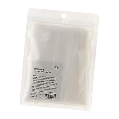 Haarkamm-Reinigungsnetz, tragbares Netzentferner-Werkzeug, 50 x effektiver Kammreiniger, Staubschutz, Bürstenwartungsnetz, Haarkämme, Organizer, Hygiene-Zubehör für Haarpflegeprofis von Generisch