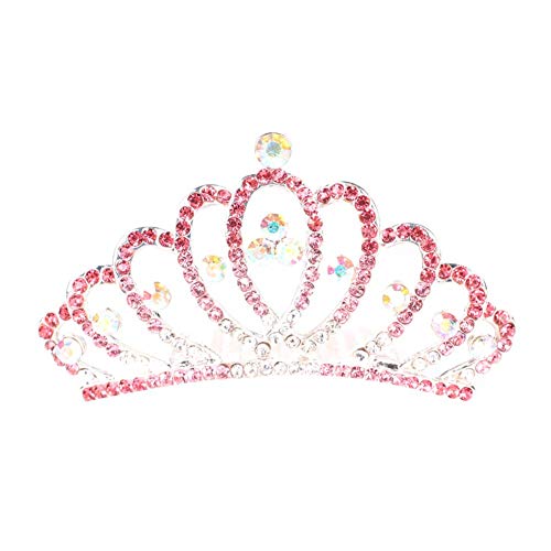 Haarkamm für Hochzeit, Abschlussball, Baby, Mädchen, Kinder, kleine Strasssteine, Geschenk, süße Tiara, Haltbarkeit von Generisch