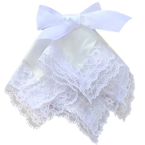 Haarspange mit Schleife, 2000er-Jahre-Stil, Seitenclip, Schleife, Spitze, große Schleife, Balletcore, große Foto-Requisiten von Generisch