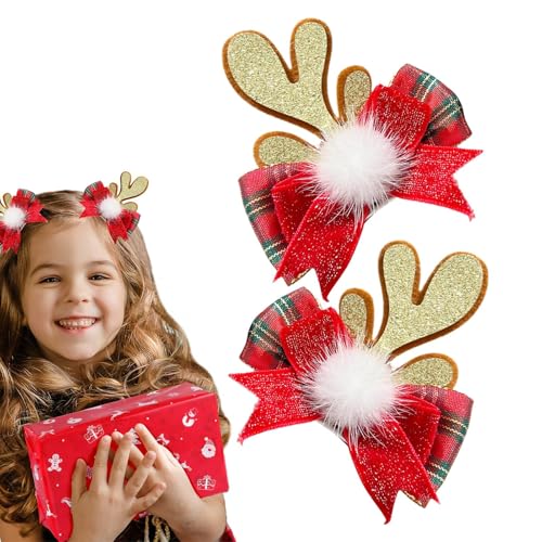 Haarspangen für Damen, Mehrzweck-Haarspangen, Weihnachts-Haarnadel, niedlich, dicke Haarspangen, Weihnachts-Haarverschluss für dickes, feines Haar von Generisch