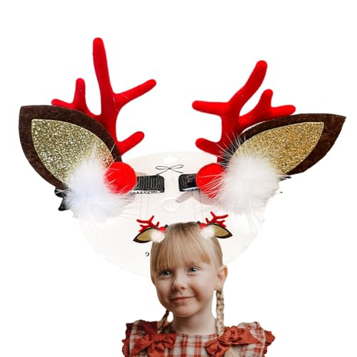 Haarspangen für Damen, Weihnachts-Haarspangen, schöne Weihnachts-Haarspangen – für Haarspangen, entzückende Weihnachtsnadel für Partys von Generisch