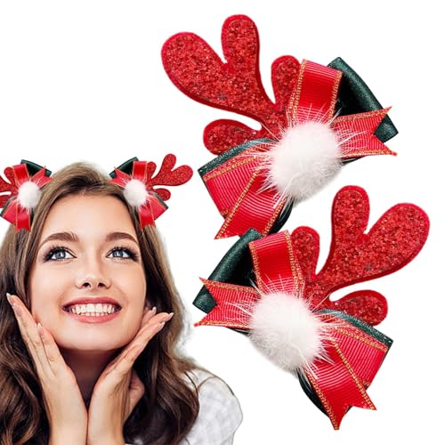 Haarspangen für Frauen, Cartoon Weihnachten Haarnadel Haarspangen Zubehör, niedliche dicke Haarspangen Weihnachten Haarverschluss für dickes feines Haar von Generisch