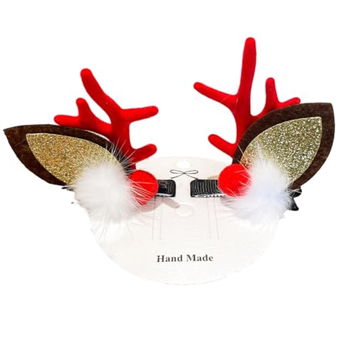 Haarspangen für Frauen,Weihnachtshaarspangen - Süße Weihnachts-Haar-Accessoires Weihnachts-Haarspangen,Modische Weihnachts-Haarnadel-Haarspangen-Accessoires für Frauen und Mädchen von Generisch