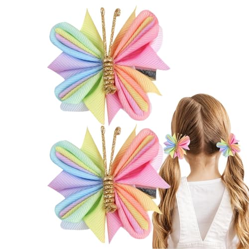 Haarspangen mit Schmetterlingen für Damen,Haarspangen mit Schmetterlingen,Netz-Haarklammern mit starkem Halt | Stilvolle, stark haltende Mesh-Kiefer-Haarspange, kreative Mesh-Exquisite Clip-Haar-Acces von Generisch