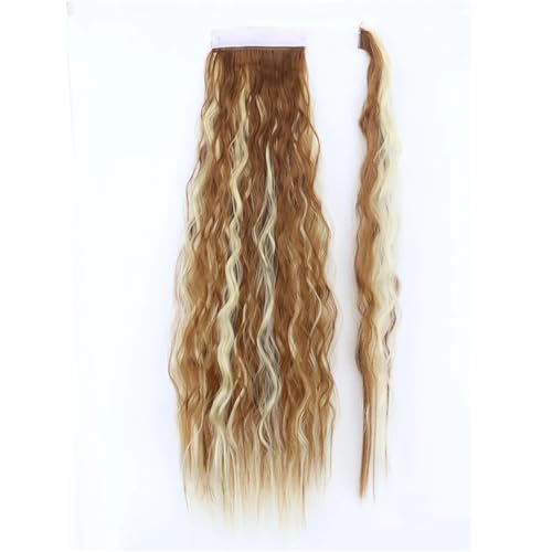 Synthetisches Haar, 22 Bis 34 Zoll, Langer, Gerader Pferdeschwanz, Umwickelter Pferdeschwanz, Clip-In-Haarverlängerung, Schwarzes Haarteil, Kopfbedeckung von Generic