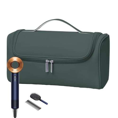 Haarwerkzeugfahrtenbeutel - Wasserdichte Haartrockner Aufbewahrungstasche, Staubdichter Organizer | Tragbare Leichte Tragetasche Für Haarstylingwerkzeuge, Hitzebeständige Reisekoffer Für Föhn Und Zube von Generisch
