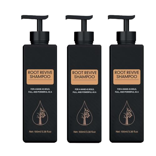 Haarwuchs-Shampoo, Stärkende Formel für Haarwurzeln, Öl-Kontrolle und Kopfhautpflege, Anti-Haarausfall-Reparatur Haarverdickendes Shampoo für Männer und Frauen (3) von Generisch