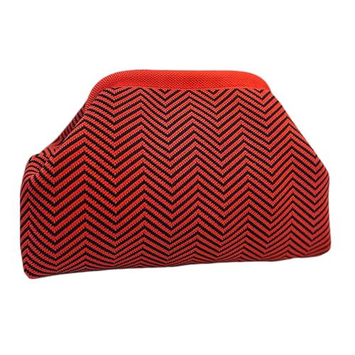 Häkeltasche Clutch - Reisebeutel Rundform - Leichte Clutch Geldbörse Für Abend Freizeit Hochzeit Reiseaccessoire von Generisch